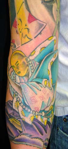 Looking for unique Asian tattoos Tattoos?  Budist Priest