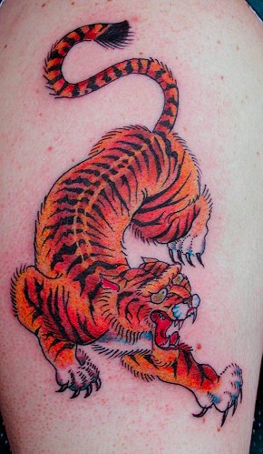 Looking for unique Tattoos? Tiger tattoo