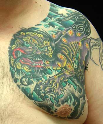 Looking for unique Asian tattoos Tattoos?  Foo Dog