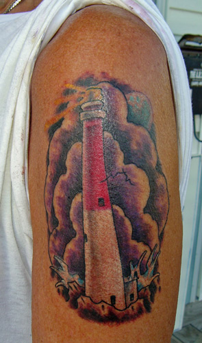 Looking for unique Water tattoos Tattoos?  barnegat light house on arm
