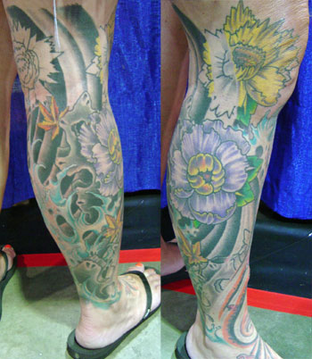 Looking for unique Water tattoos Tattoos?  Flower Leg Sleeve