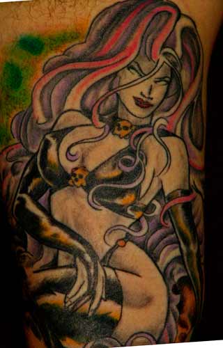 Tattoo Galleries: lady death  Tattoo Design