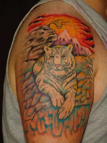 Tattoo Galleries: White Tiger Tattoo Design
