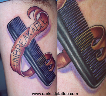 Tattoo Galleries: the unbreakable comb Tattoo Design