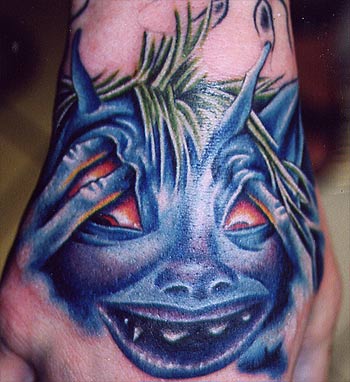 Tattoo Galleries: Eye-gouging Faery Tattoo Design