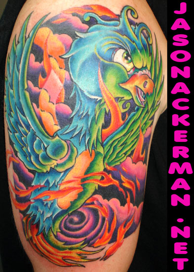 Jason Ackerman -  phoenix  tattoo