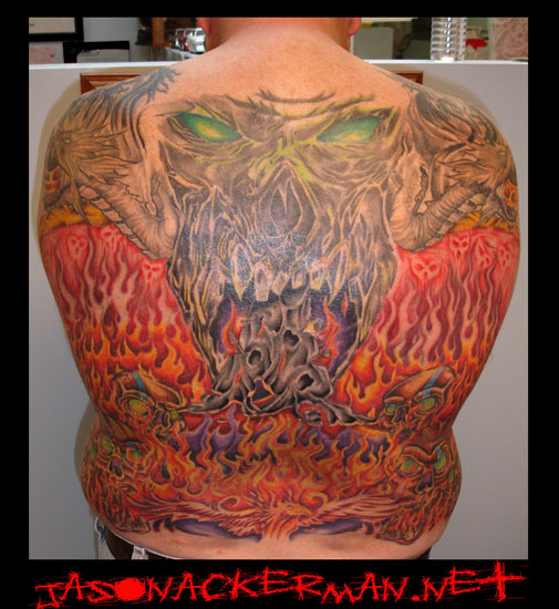 Jason Ackerman - SKULL BACKPIECE