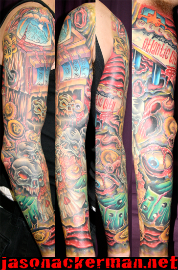 Jason Ackerman - rotting atlantic city casino sleeve