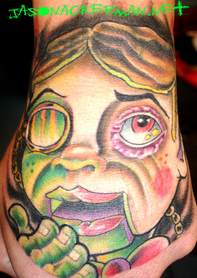 Jason Ackerman - dummy tattoo