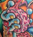 Tattoos - BRAINY BLUE ZOMBIE!!! - 19978