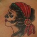 Skeleton Gypsy Head Tattoo Tattoo Design Thumbnail