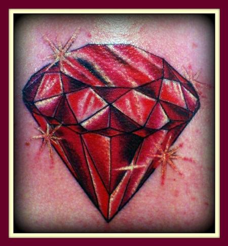 tattoos/ - Red diamond - 64017
