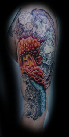 Mike Pace - Godzilla Sleeve