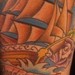 Tattoos - Traditional Ship 1/2 Sleeve - 34911