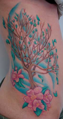 Looking for unique Tattoos? apple blossom tree