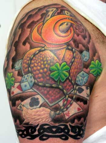 Looking for unique Tattoos? sacred lucky heart
