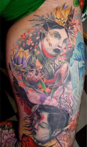 Looking for unique Tom Strom Tattoos?  japanese noh story tattoo