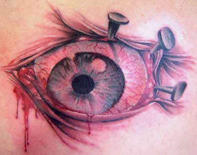 Looking for unique Tom Strom Tattoos?  eye tattoo