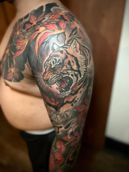 Sleeves - Japanese Tiger