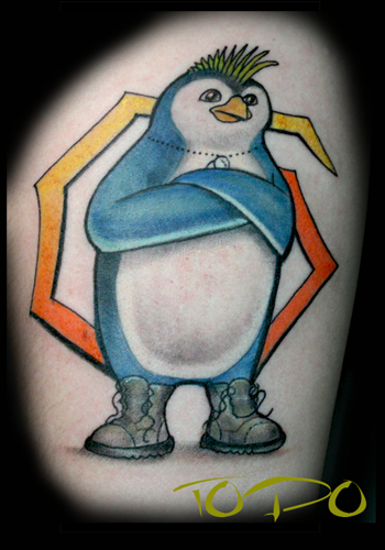 Have Seen This Tattoo Of Tuxthe Linux Penguin On Rate My Ink Which