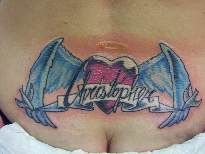 Looking for unique Color tattoos Tattoos?  Memorial for Christopher.