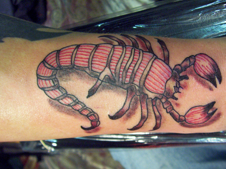 Looking for unique Color tattoos Tattoos?  scorpion