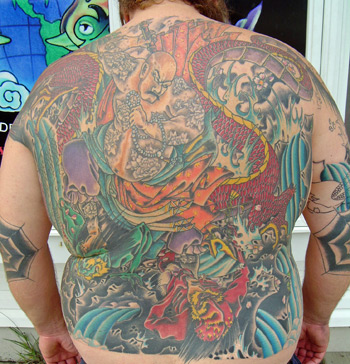 Looking for unique Color tattoos Tattoos?  samurai  and the two demons of the plague 