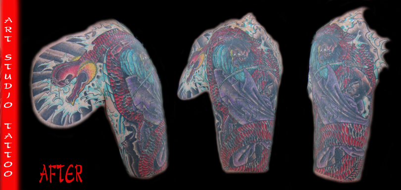 Looking for unique Color tattoos Tattoos?  toms coverup detail