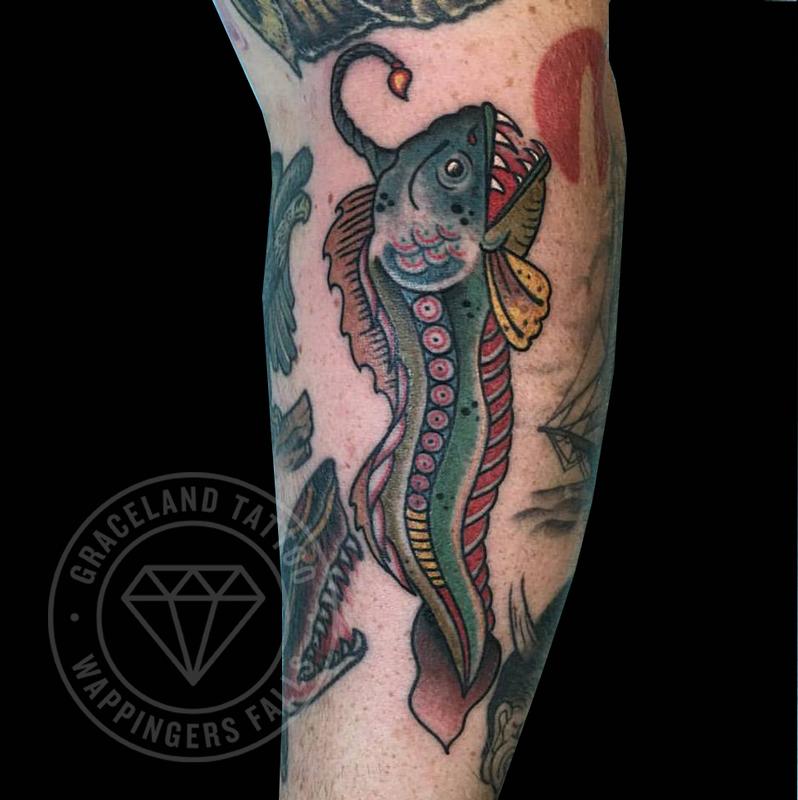 Sea Creature Tattoo by Adam Lauricella : Tattoos