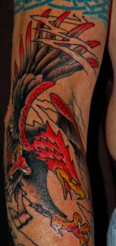 Anthony Lawton Tattoo Galleries: la casse eagle design