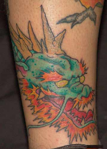 Anthony Lawton Tattoo Galleries: japanese dragon design