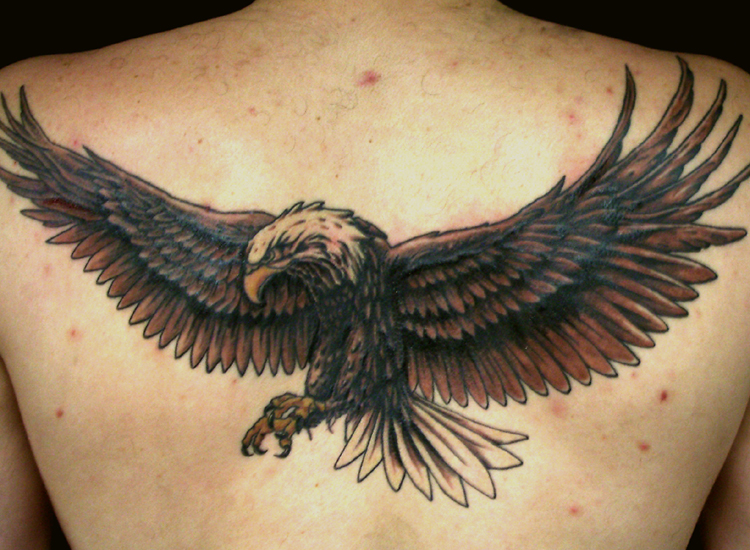 Eagle Tattoo Back