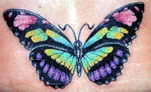 Tattoo Galleries: Lower Back Butterfly Tattoo Tattoo Design