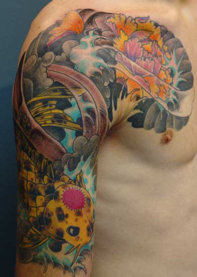 Looking for unique Flower tattoos Tattoos japanese half