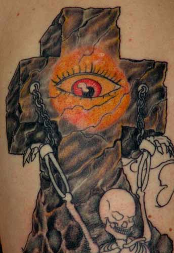 Anthony Lawton Tattoo Galleries: rock of death design