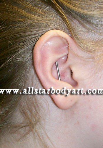 Looking for unique Body Piercing? Conch industrial 