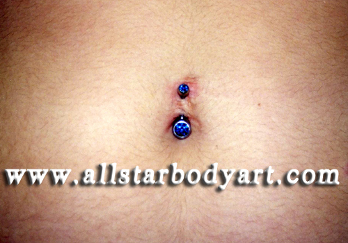 Looking for unique Christine Body Piercing? Navel with Pre-existing Scar tissue