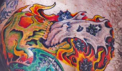 Tattoo Galleries: japanese death Tattoo Design