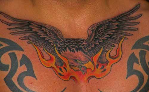 Anthony Lawton Tattoo Galleries: traditional eagle design