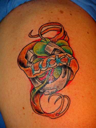 Anthony Lawton Tattoo Galleries: shamrock design