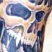 Anthony Lawton Tattoo Galleries: Skull upper arm design