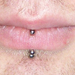 tattoo galleries/ - Vertical labret and labret