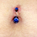 tattoo galleries/ - Navel with Pre-existing Scar tissue