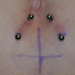 tattoo galleries/ - Lower Navel Surface Piercings