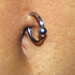 tattoo galleries/ - Navel with ring