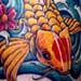 Anthony Lawton Tattoo Galleries: Traditional Koi design