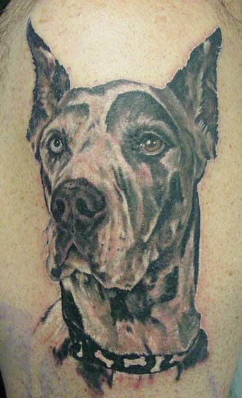 Portrait Tattoos. Dogs!