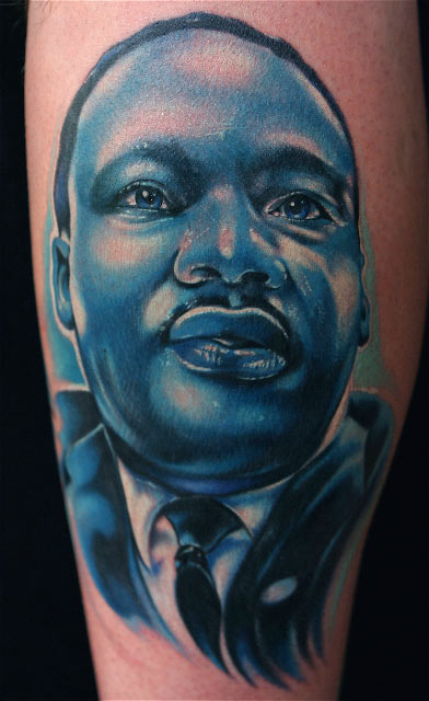 mike tattoo. Mike Demasi - Martin Luther