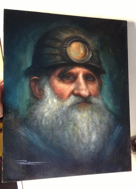 Art Galleries - Old Man Miner Commission - 75959