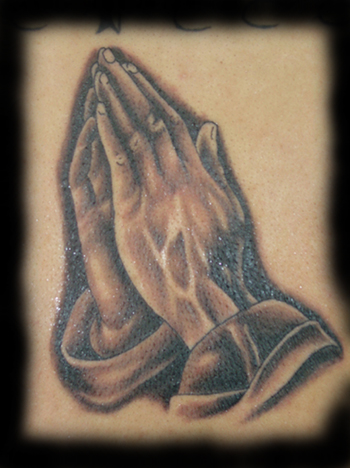 Looking for unique  Tattoos? prayin hands